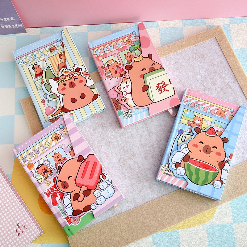 Comercio Exterior Sanrio cuaderno A5 de absorción de cáscara dura cubierta dura Cuaderno de mano Kulomi Cuaderno de notas Estudiantes de papelería