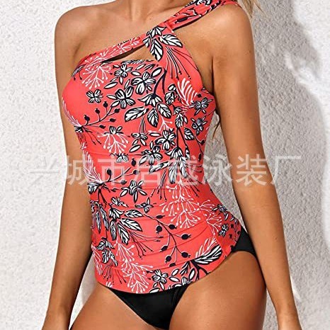Cross-border exclusive for Amazon AliExpress European and American fashion women's one-piece swimsuit Joker bikini three-point seaside