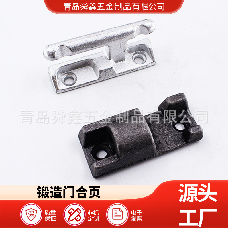 欧洲拖挂车门板可拆卸子母铰链铁镀锌材质锻造焊接易脱卸公母合页