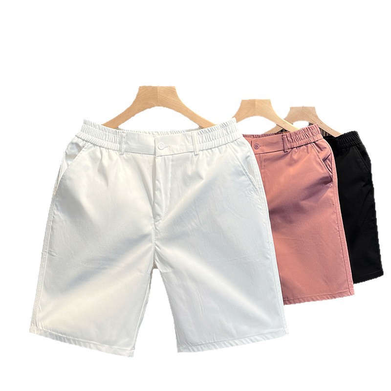 Pantalones de vestir, pantalones cortos de estilo de negocios, pantalones de verano, pantalones casuales, pantalones de estilo recto, pantalones grandes