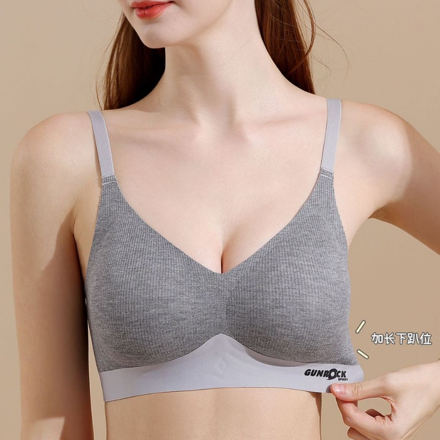 Venta directa de fábrica comercio electrónico transfronterizo Sudeste de Asia Vietnam Tailandia damas sin costuras sujetador de recogida lateral cómodo