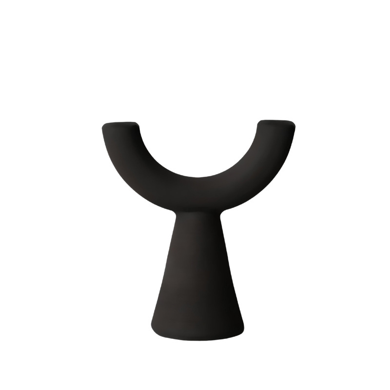 Ins viento vintage candelabro de cerámica luz de velas cena candelabro hogar mesa de comedor sala de estar mesa decoración suave decoración