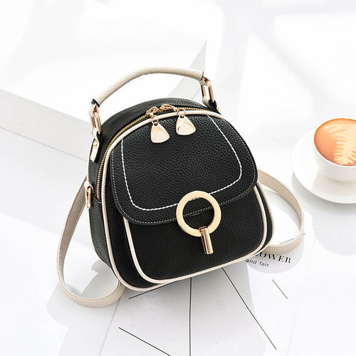 Korean-style unisex backpack for women, 2024 new trendy Instagram-inspired design—large-capacity crossbody bag with premium-grade shoulder and handheld options for students.