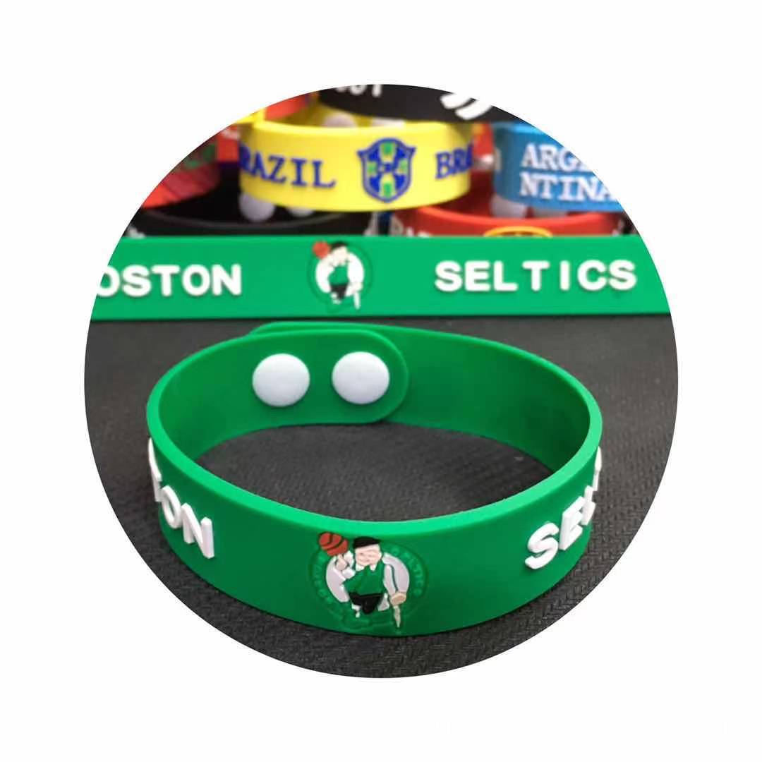 Pulseras de PVC con el Emblema de la Copa Mundial de Francia, España, Portugal, Bélgica y Países Bajos, Pulseras de Goma Suave para Aficionados