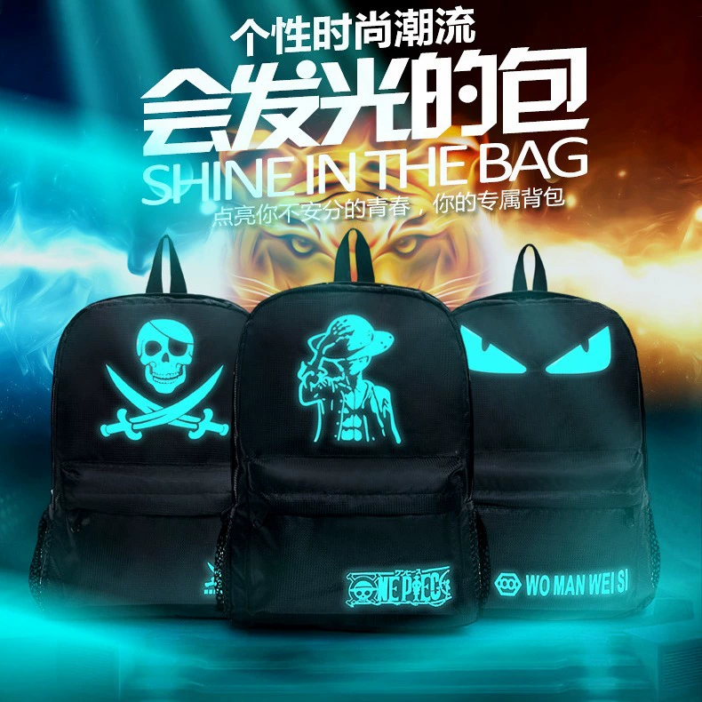 Школьная сумка большой емкости светящаяся школьная сумка для студентов Harajuku повседневный рюкзак для студентов колледжа дорожный простой рюкзак