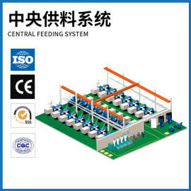 注塑机生产线控制辅机智能远程动态控制供料系统中央集中供料系统