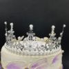 Birthday baking accessories Big Emperor Crown Belly Bellyfast Cake Decoration of high -lit pearl head jewelry hairpods