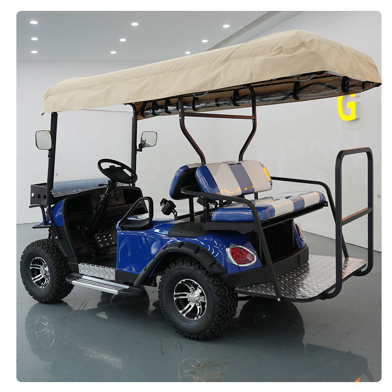 Golf Carts for Export to Tourist Attractions, Parks, Hotels, Airports; 4-Seater Electric Shuttle Vehicles; Electric Sightseeing Vehicles