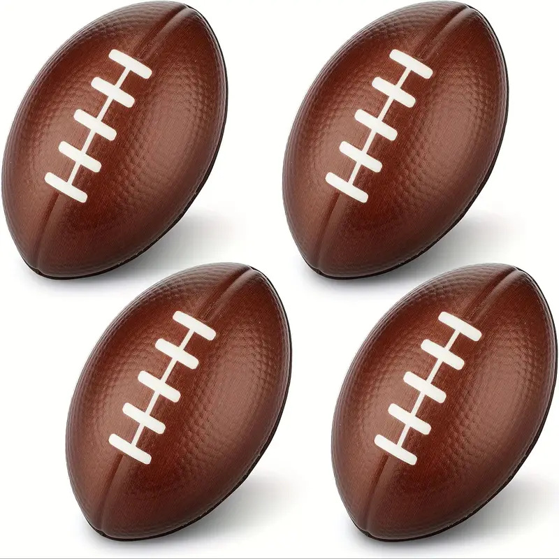 Sponge 9cmPU foam ball elastic decompression grip ball British and American coffee rugby vent squeeze ball toy