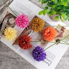 Stella Dandelion Ping Pong Chrysanthemum Artificial Flower Home Decor Cross-border Wedding Supplies Wholesale INSYC1131