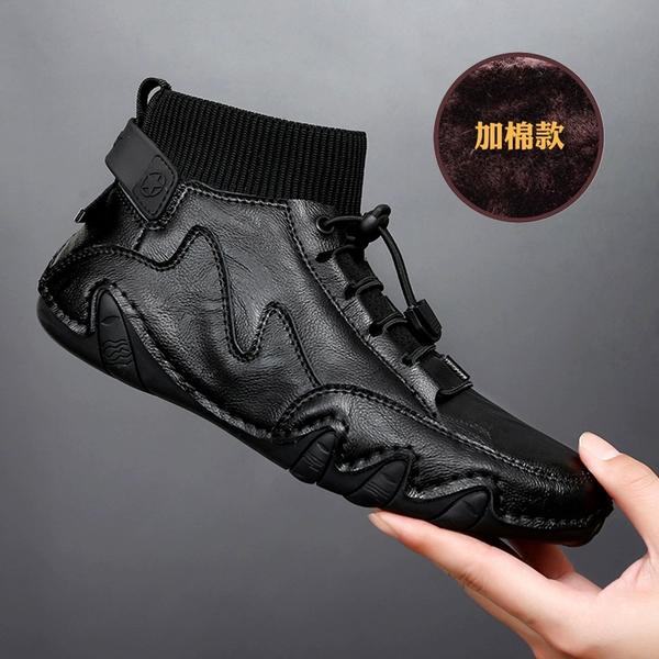 YPT-609 Black (Gang) cotton shoes