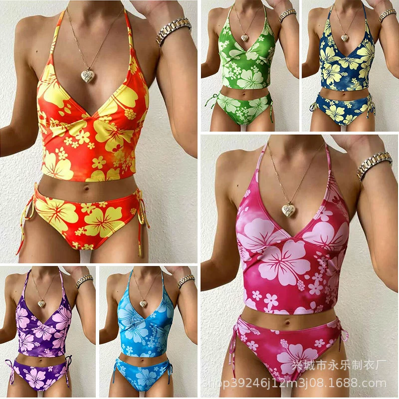 Сексуальный купальник, разделенный дуду, комплект, коллекция 2022 года, европейский стиль, (Физика)