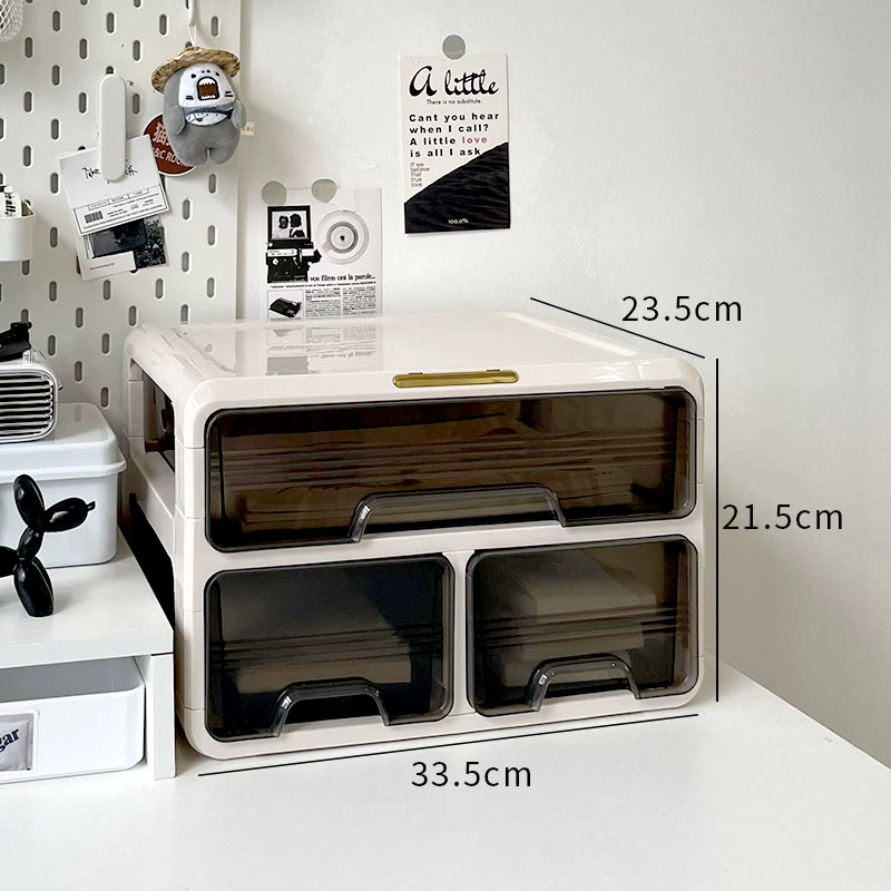 Cosmetic table storage box, dressing table for skin care