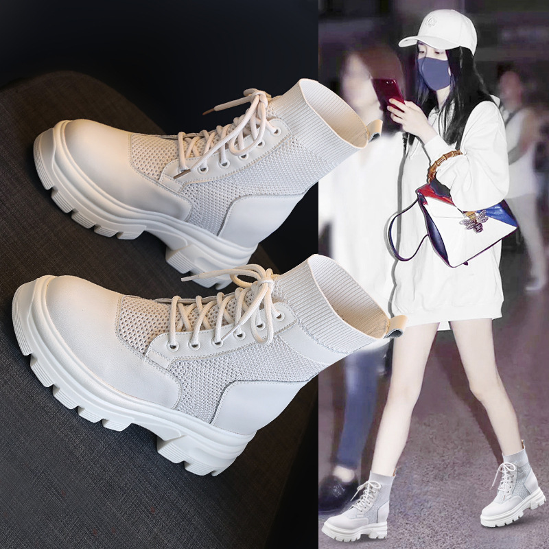 Hollow-Out Breathable Martin Boots for Women, 2026 Spring New Style, Cool and Stylish Short Boots for Petite Individuals Hollow-Out Breathable Martin Boots for Women, 2026 Spring New Style, Cool and Stylish Short Boots for Petite Individuals