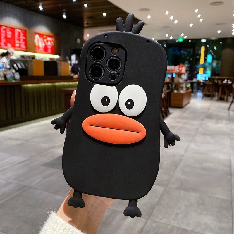 Protective Phone Case For IPhone 17 16 15 14 13 12 11 Pro Promax Plus 14 3D 16promax Funny Cartoon 15 Astronaut 11 Lanyard Soft Case_voghion.com