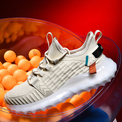 2021春季新款舒适榴莲底潮流鞋轻便透气男鞋 爆米花男士休闲鞋子