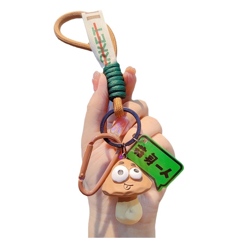 Llavero de muñeca de frutas y verduras de dibujos animados creativos pareja lindo bolso colgante llavero de coche regalo de Yiwu
