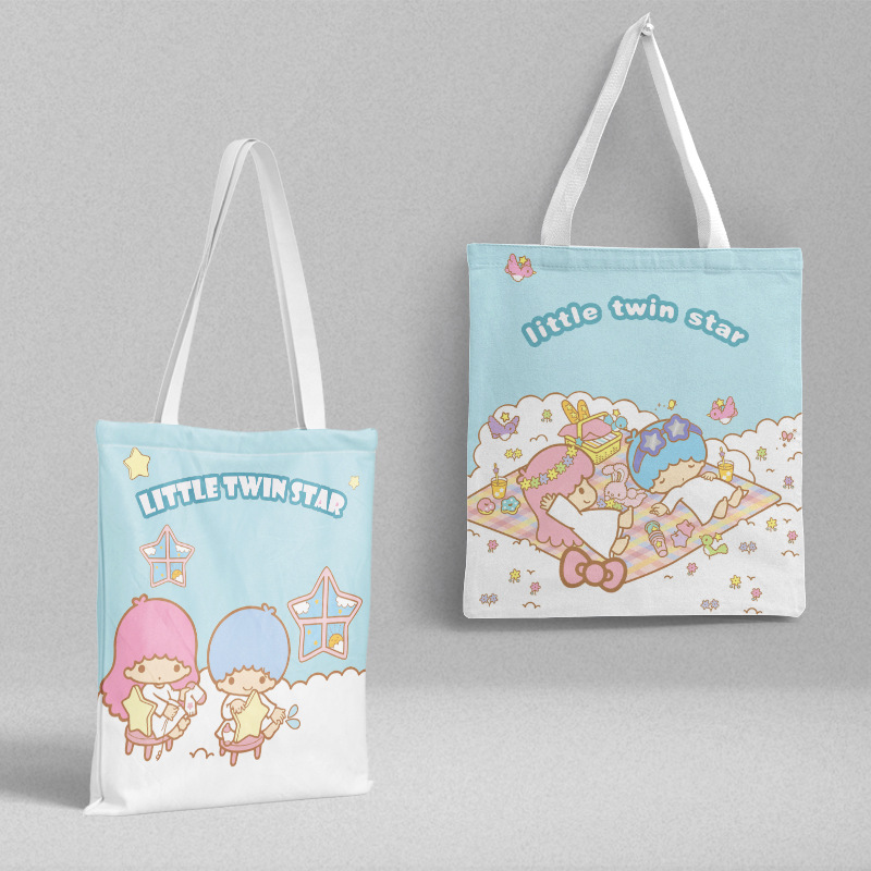 Bolsa de lona Sanli Gull pequeña fresca y simple estilo ins versión coreana hermosa bolsa de hombro bolsa de compras portátil al por mayor