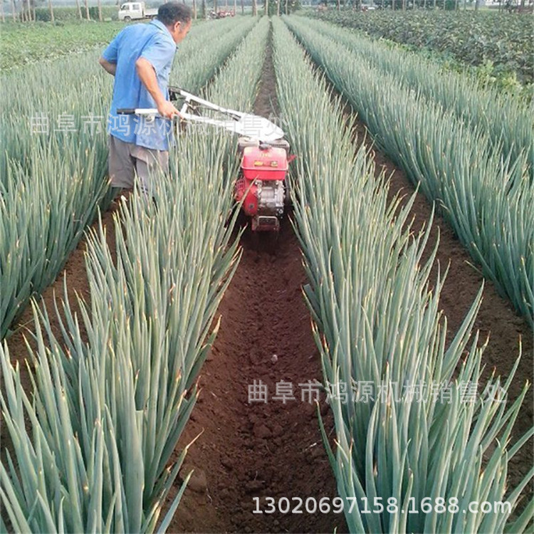 小型家用手扶开沟机 电启动柴油旋耕机 柴油机大葱生姜开沟培土机