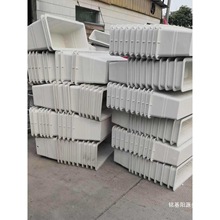 玻璃钢模压户外花箱市政道路机压花盆树脂纤维花槽高架桥园林景观
