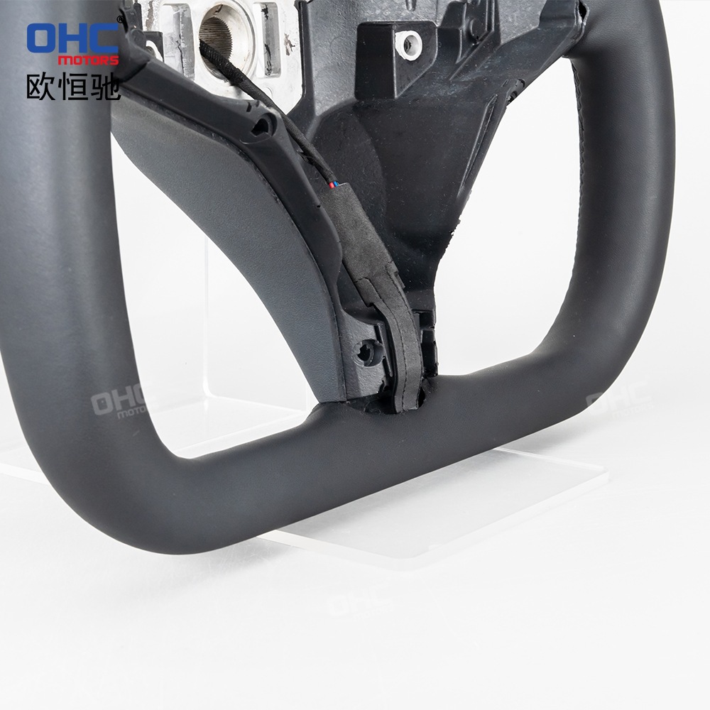 Direct Shipment from Us Warehouse Suitable for Tesla Model X 16-20 Models, Full Leather Heated Yoke Steering Wheel Modification and Upgrade