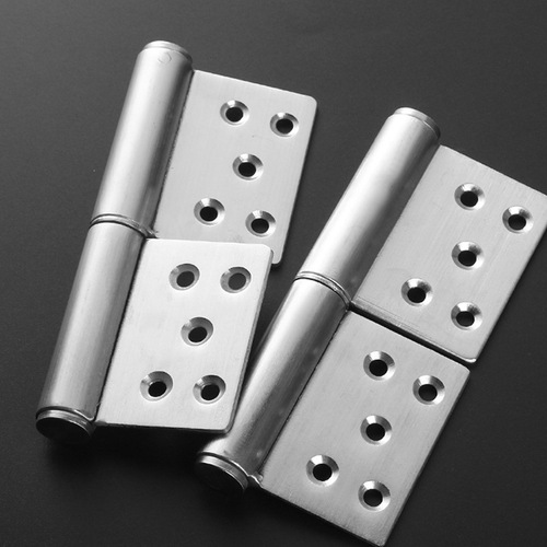 Stainless steel silent hinge flag type invisible door hinge hydraulic hinge heavy-duty hinge wooden door hinge bearing