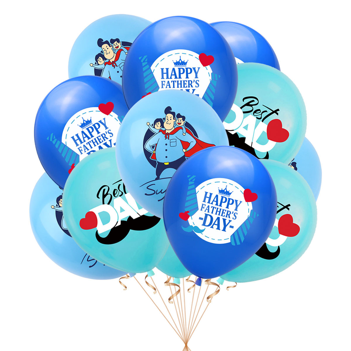 Father's Day Simple Style Classic Style Letter Emulsion Festival Balloons display picture 2