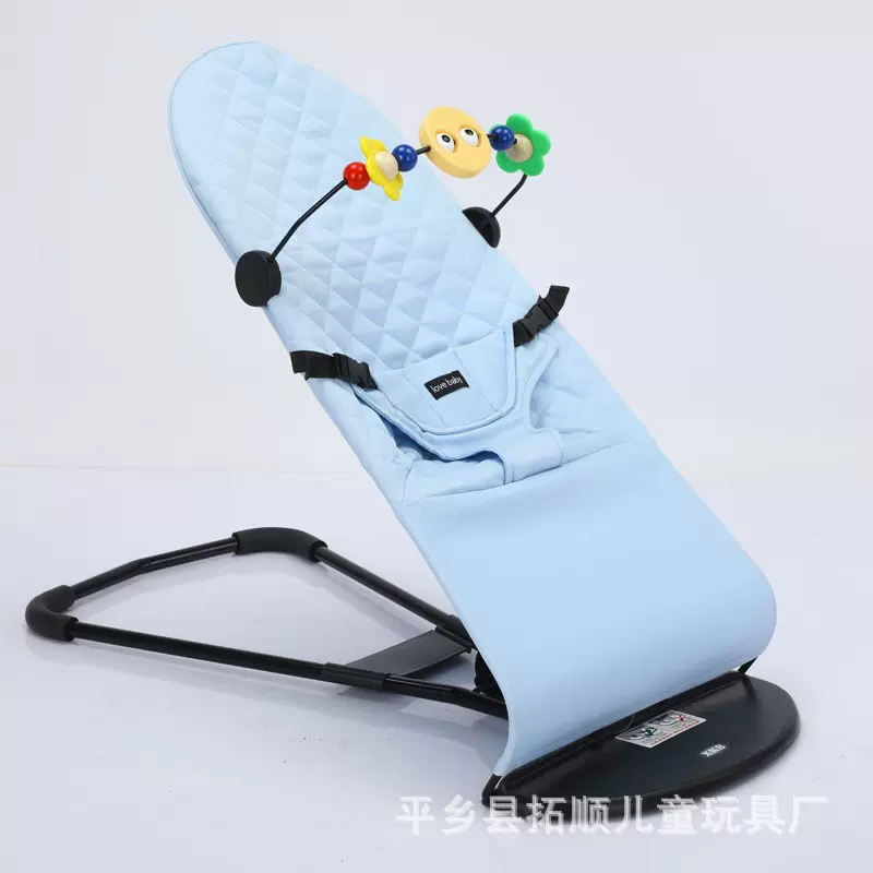 婴儿摇摇椅哄娃哄宝宝哄睡摇篮折叠可调节摇摇椅躺躺安抚椅座椅