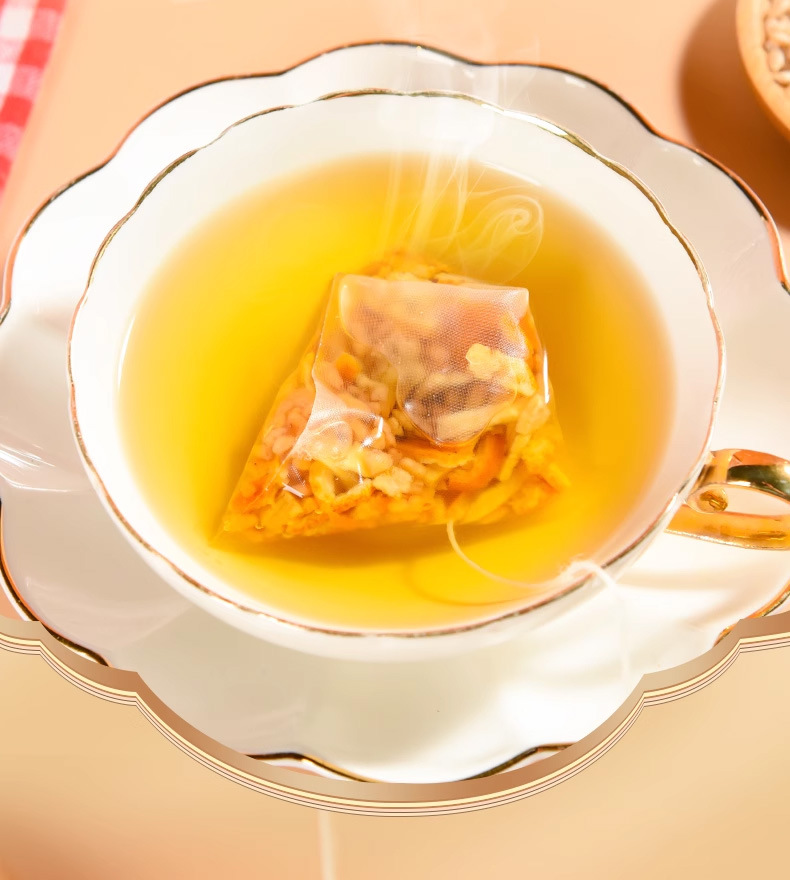 Chenpi Ginger Rice Tea 陈皮姜米茶 5g x 30 Bags Roasted Rice Herbal Tea for Daily Brewing key features