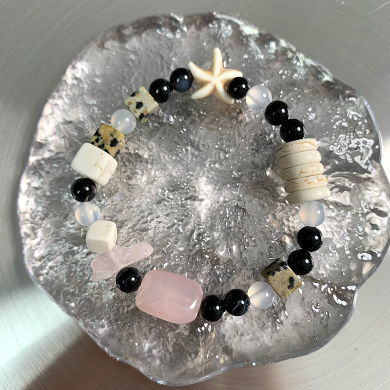 Beach Geometric Agate Beaded Bracelets