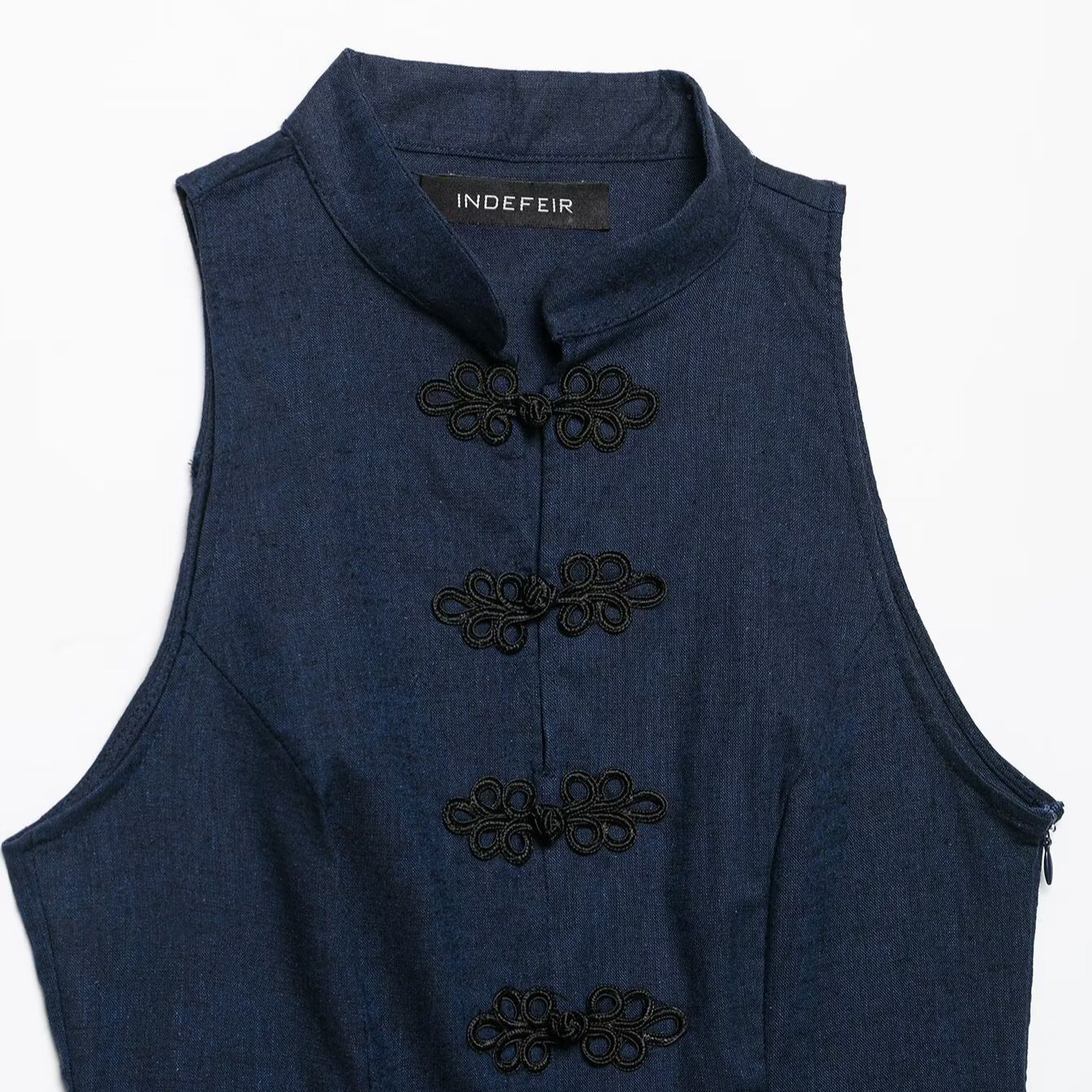 ZAZA hecho en casa estilo europeo al por mayor ropa de mujer de moda nudos de corta falda baja chaleco de mujer 7756826 image 2