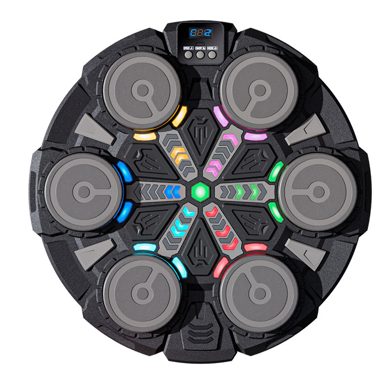 クロスボーダーインテリジェント音楽ボクシングターゲットバトル電子反応ターゲットリズムメーター減圧スポーツフィットネスおもちゃ|undefined