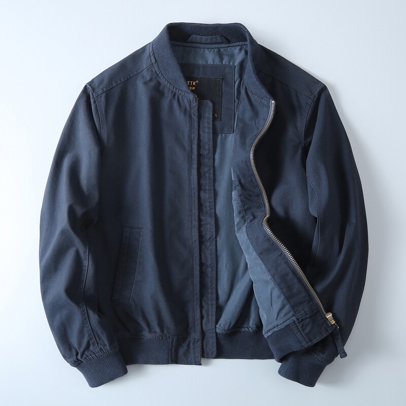 American Retro Baseball Uniform Men's Autumn and Winter Pure Cotton Washed Distressed Jacket Jacket Men's Casual Loose Top Trendy American Retro Baseball Uniform Men's Autumn and Winter Pure Cotton Washed Distressed Jacket Jacket Men's Casual Loose Top Trendy