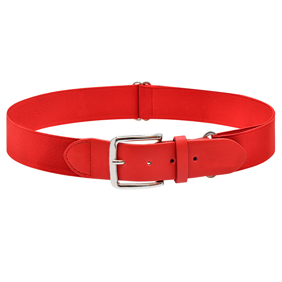 Directo de fábrica elástico de imitación de cuero cinturón masculino y femenino estudiantes deportes al aire libre cinturón elástico cinturón de béisbol cinturón de softball