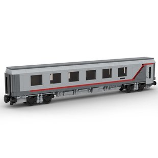 Building Blocks Moc-67867 6 Wide Static Version Sleeper Car Rzd 815 Particle Number Toys Gifts