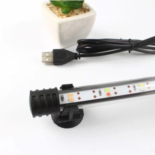 On behalf of the fish tank diving lamp lighting low-pressure usb waterproof lamp double-row aquarium brightening lamp 110v explosive models