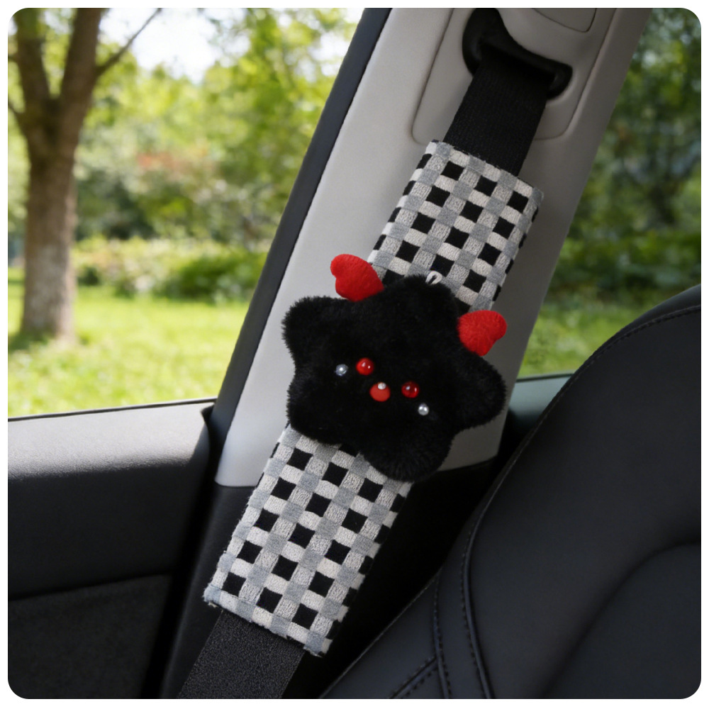 Protector de Hombro Anti-estrangulamiento para Cinturón de Seguridad de Poliéster Decorativo para Auto