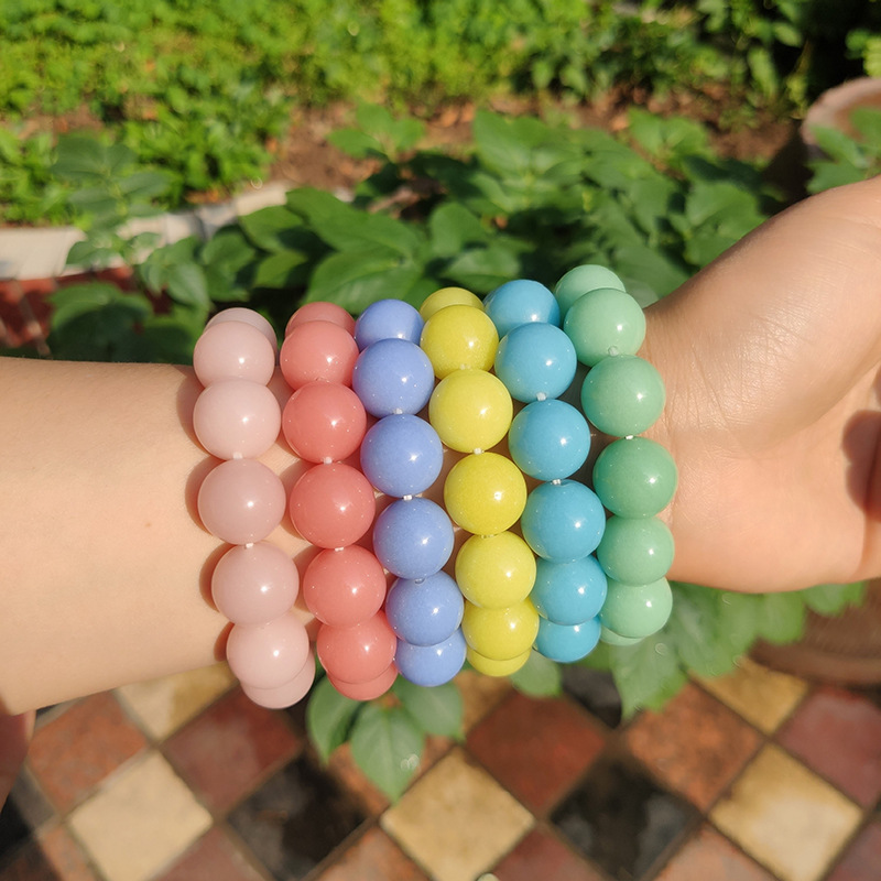 125g Weight stone Pendant Material Stone Inlay Material Bracelets Classification 925 sterling silver, Stone Chain Material 1 Piece Quantity Holiday, Daily Occasion Stone Material Geometric, Round Pattern Unisex Gender Beaded, Luminous Design Casual, Simple Style Style High Brightness Luminous Stone Bracelet Colorful Fluorescent Stone Beads Unisex Night Pearl Jewelry Luminous Jade Beads Simple Geometric Pattern Round Beads Bracelet 3