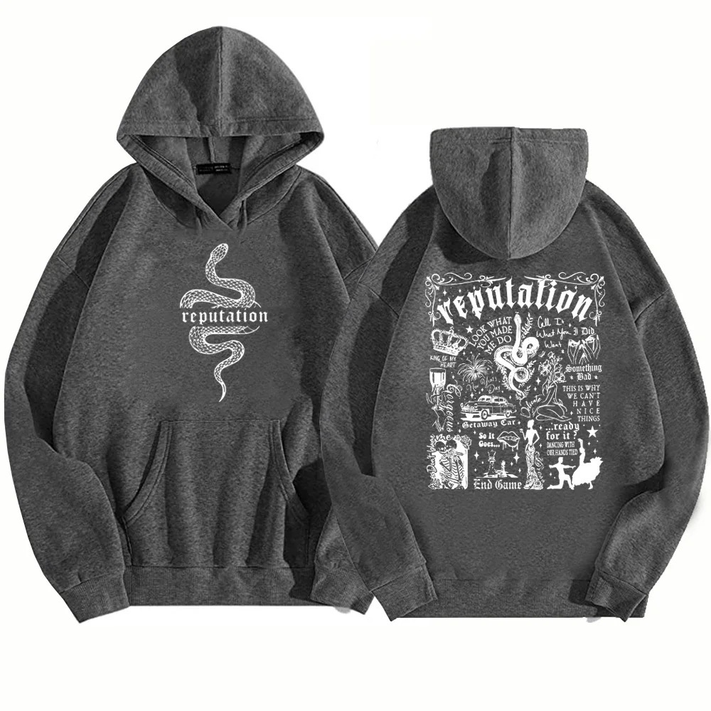 Reputation Hoodie Pop Music Hoodie Taylor Music Sweatshirt M