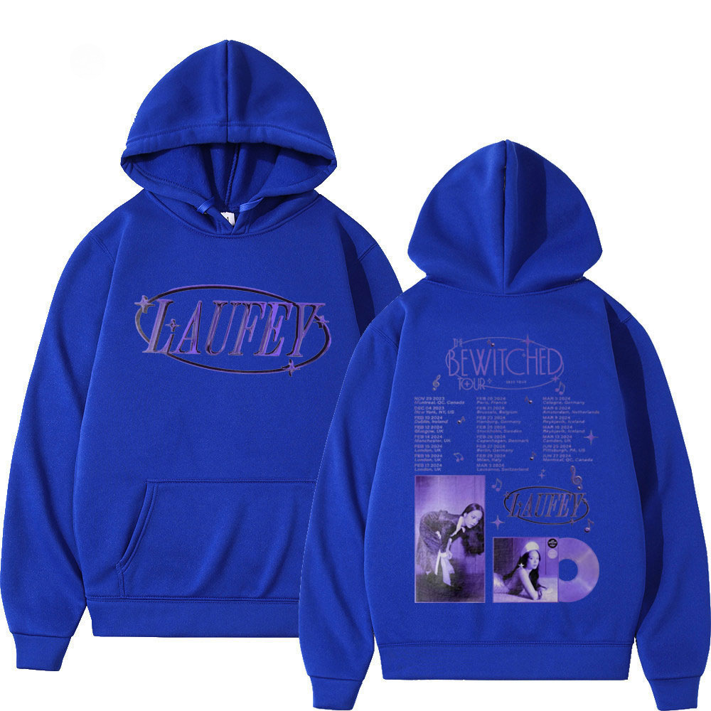 Singer Laufey The Bewited Tour Printed Hoodie Fashion