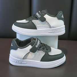 男童夏季透气网面网鞋儿童板鞋低帮新款春秋超轻薄中大童运动鞋