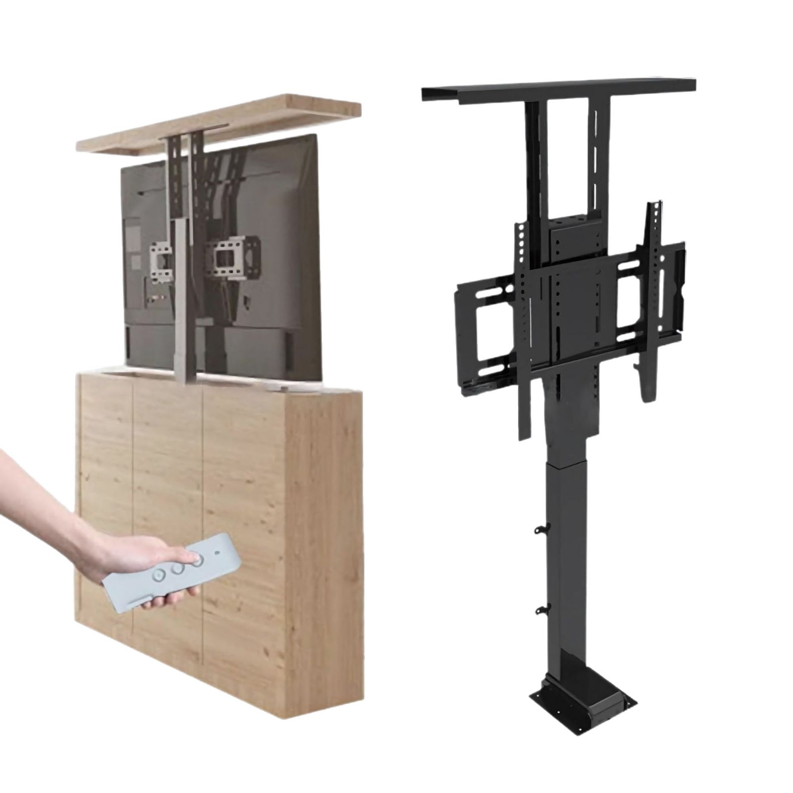 Soporte de TV elevador eléctrico para 32-80 pulgadas soporte de pantalla de TV LCD elevable