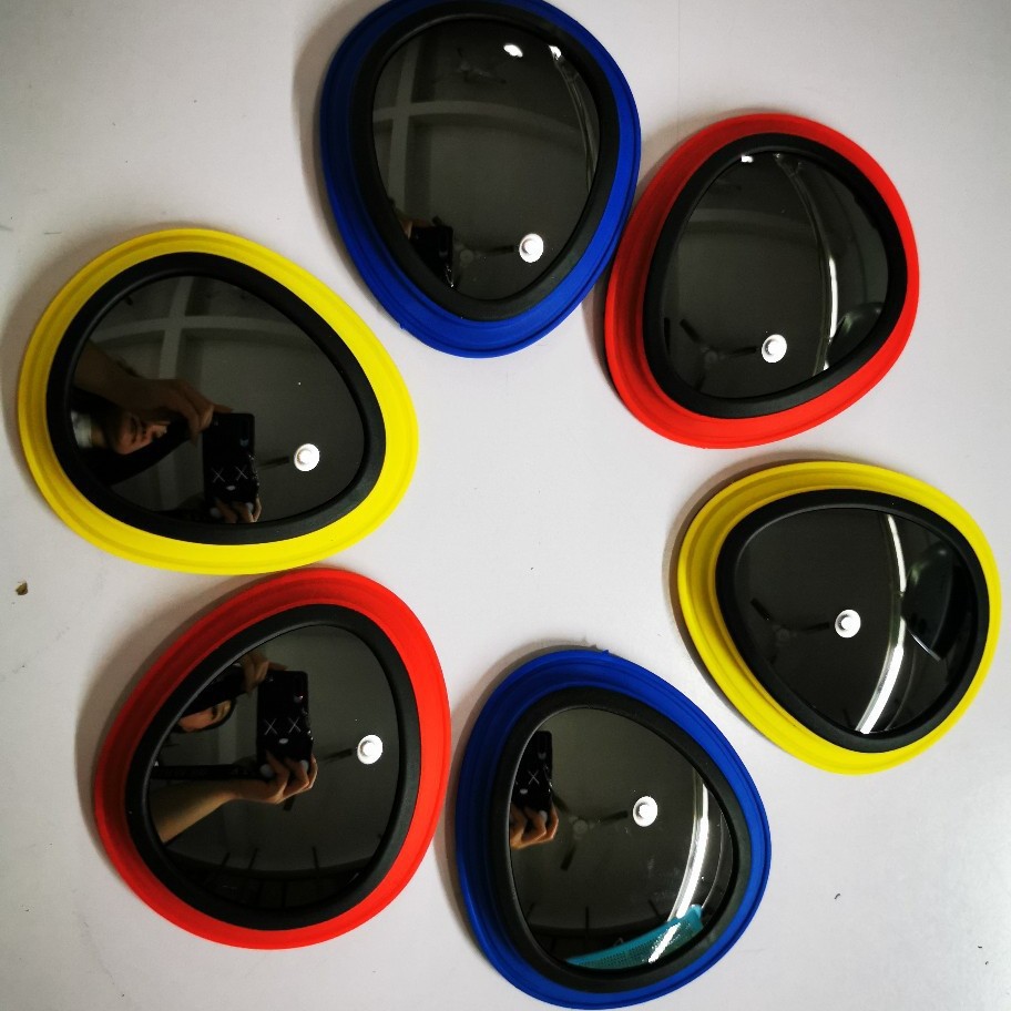 厂家批发枪色白水银帽子镜片防风服眼镜双层彩色水滴型奥特曼眼镜