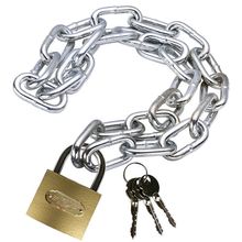 链条锁自行车锁电动车锁摩托车防盗锁铁链锁链子锁大门锁推拉门锁