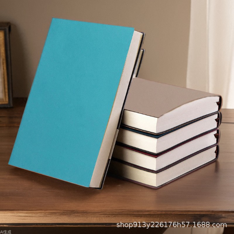 비즈니스 노트북 사무실 양 Babi a6 간단한 작은 노트북 회의 메모장 가죽 노트북 문구