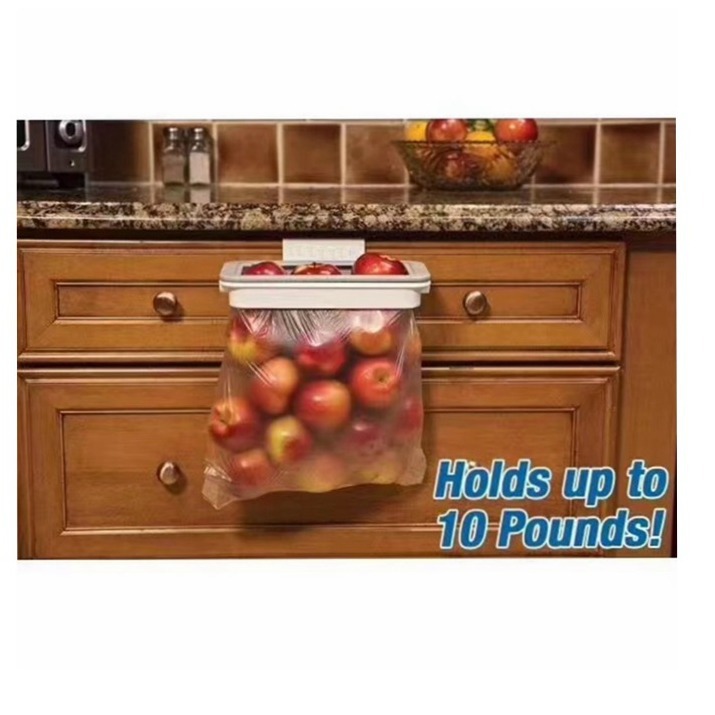 Soporte pared para bolsa basura cocina sin taladro