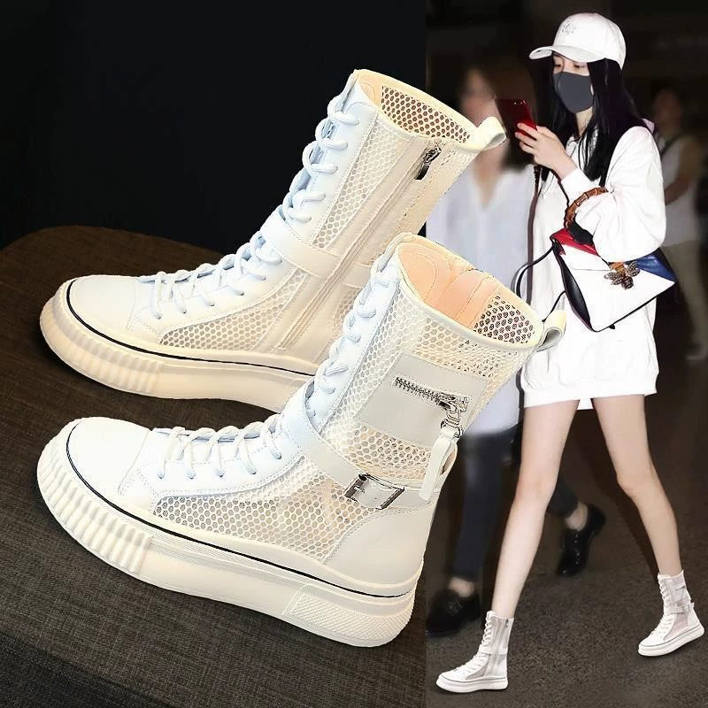 Модные дышащие женские кроссовки 2025 года, весенние новинки, на толстой подошве, в стиле «dad shoes», ретро, спортивные, повседневные, оптом, в наличии