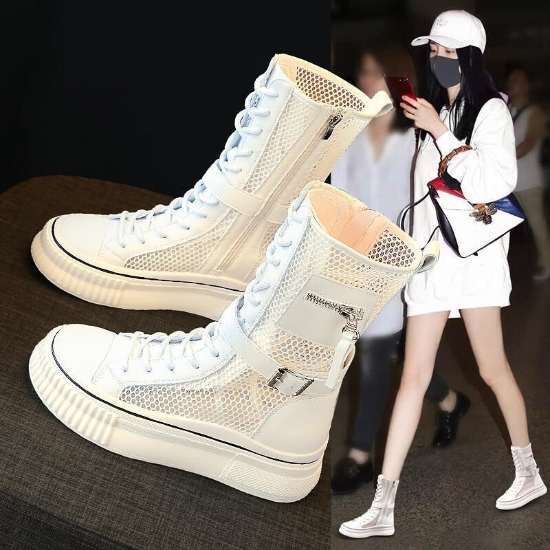 Fashionable Breathable Women's Shoes 2026 Spring New Thick-Soled Dad Shoes Retro Sports Casual Shoes Wholesale in Stock