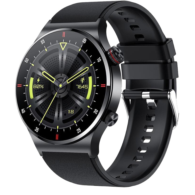 Nuevo reloj inteligente QW33 ECG + PPG reproductor de música paso contando Bluetooth llamada reloj inteligente