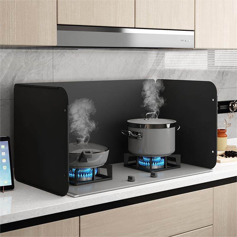 Kitchen Stove Oil Splash Guard, Household Stove Top Oil Splash Prevention Heat Insulation Shield, Foldable Gas Stove Oil Splash Guard